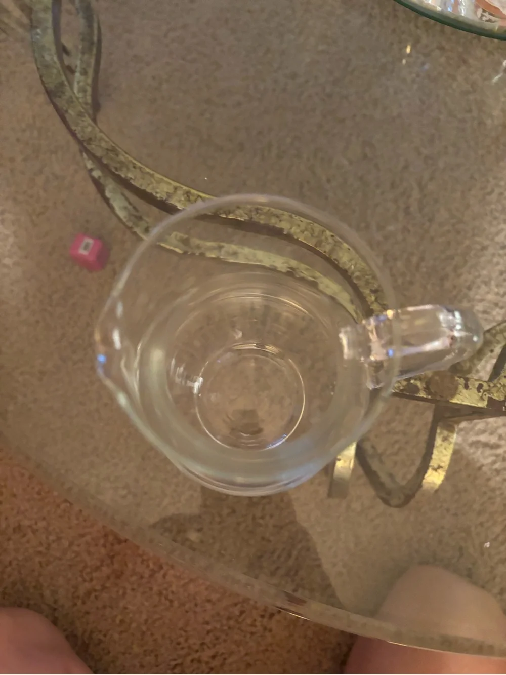 Clear Glass Pitcher - Classic Serving Jug small